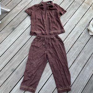 Matching Bohemian Set (Shirt & Pants)